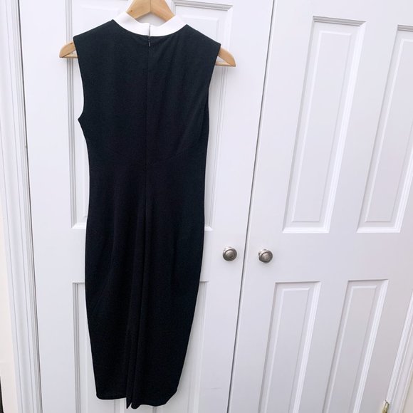 Jason Wu Contrast Collar Ponte Dress - Picture 8 of 12